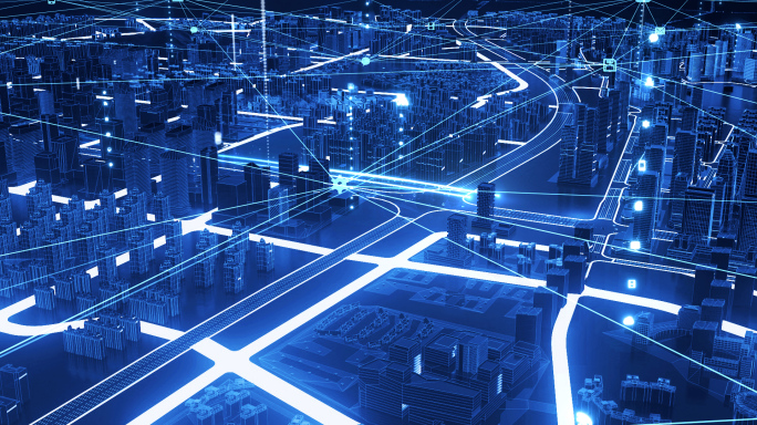 科技虚拟智慧城市穿梭片头