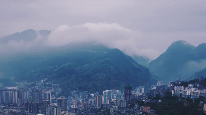 山间云雾 乡村旅游 振兴乡村