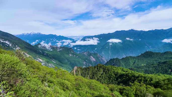 6K唯美大气自然风光生态山乡朝霞延时