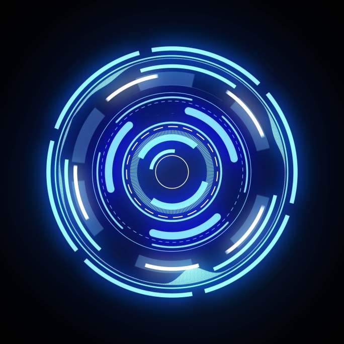 【通道】 HUD全息投影蓝圈元素