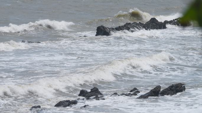 海边 礁石 潮水 海水