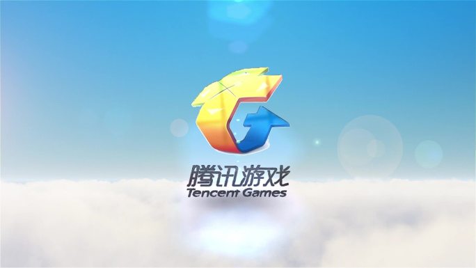 干净简单logo展示白云蓝天（无插件）