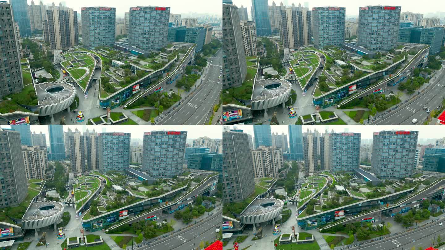 上海徐汇绿地缤纷城商业航拍【4K】