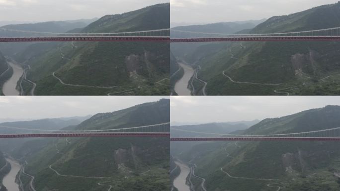 赤水河红军大桥航拍