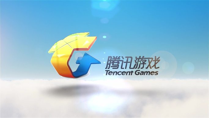 干净简单logo展示白云蓝天（无插件）