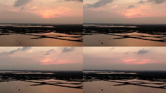 洪泽湖夕阳