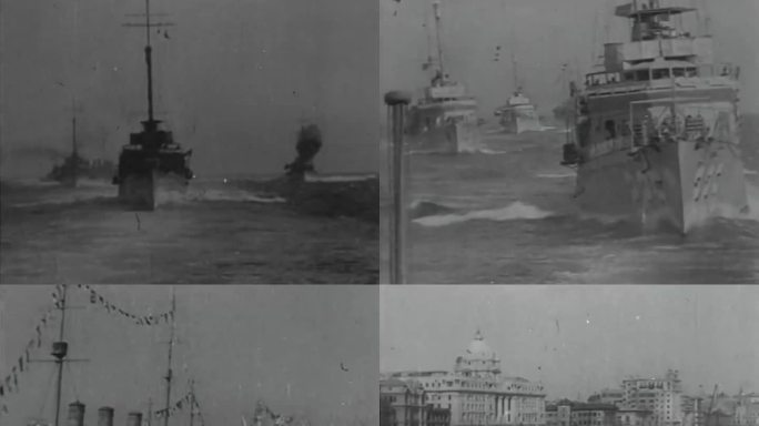 日本舰队抵沪 30年代日本入侵上海