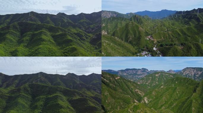 [4K]航拍素材.北京门头沟碣石村