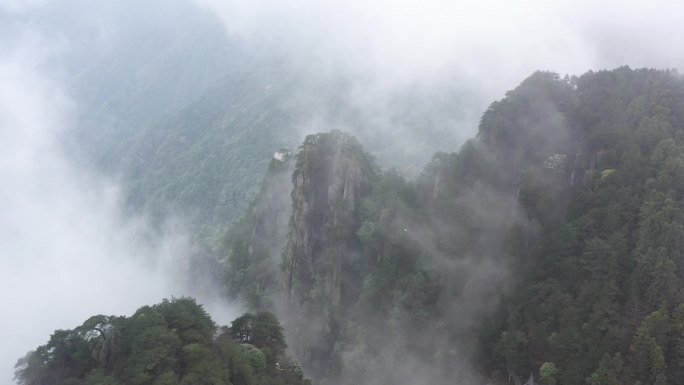 江西吉安安福县羊狮幕云海