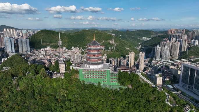 航拍东山寺