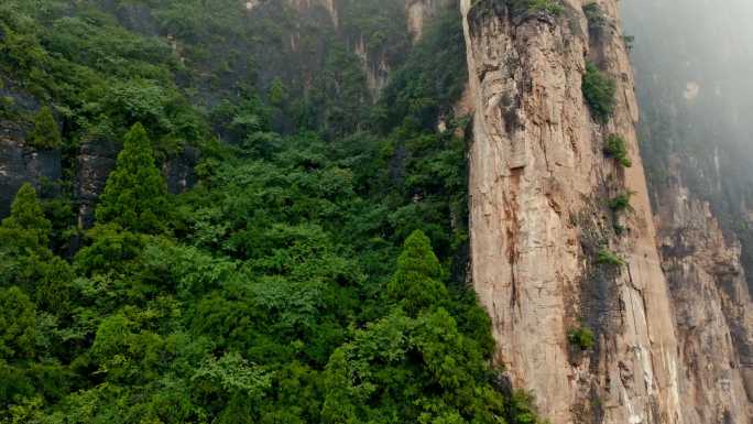 太行大峡谷 山水中国 攀岩