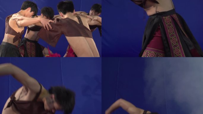 蓝幕绿幕舞蹈素材02