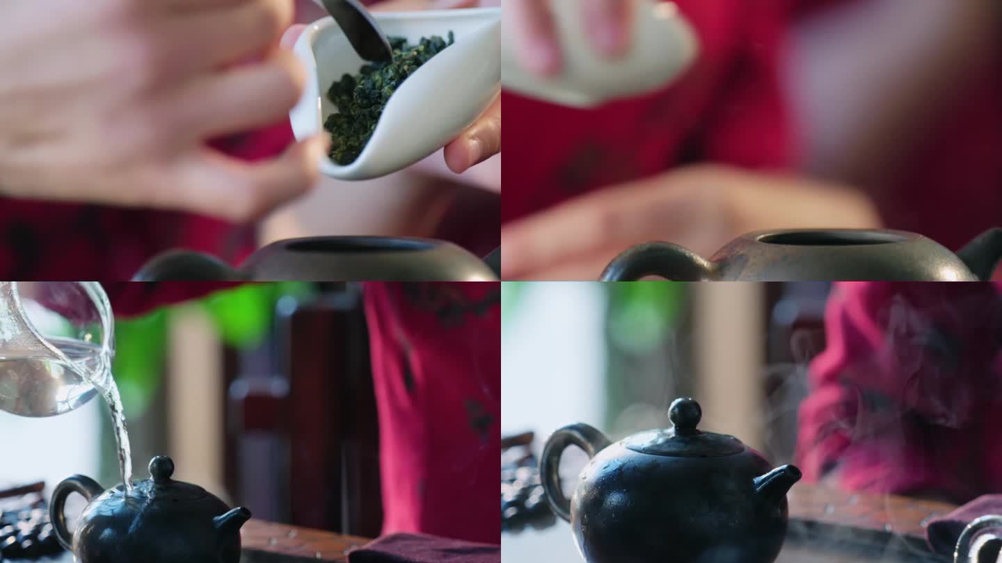 美女展示茶艺泡茶全过程