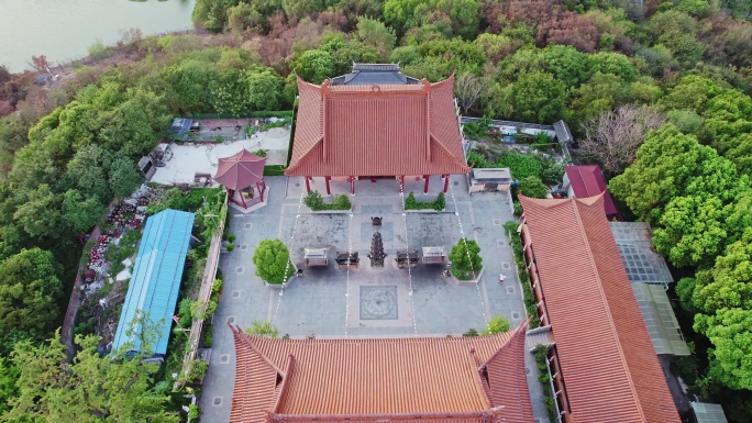 生态环境人文建筑山顶寺庙