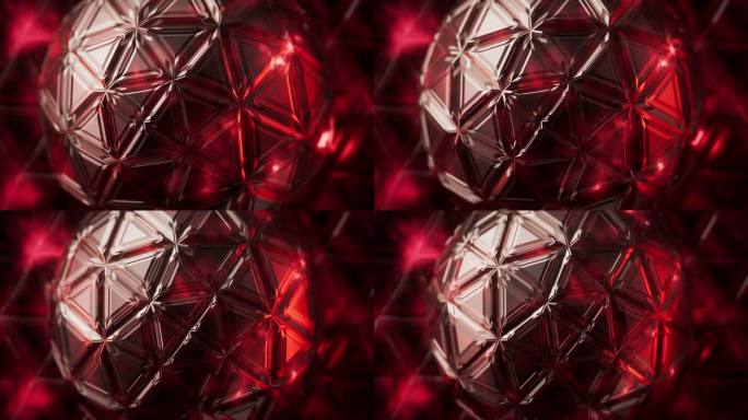抽象球体结构材料3D渲染