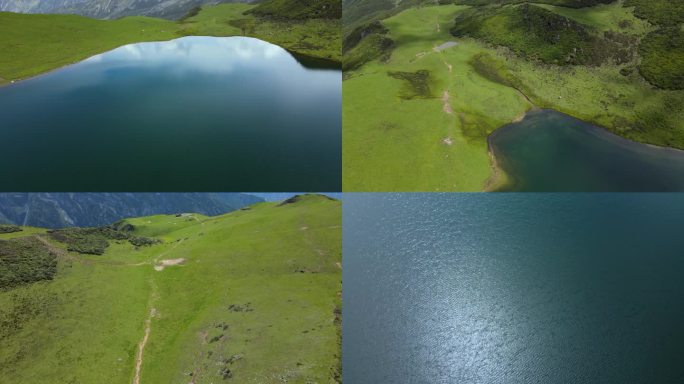 九顶山 黑龙池 海子 草原 草甸