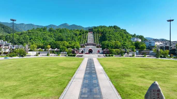 4K航拍南岳衡山万寿大鼎景区2