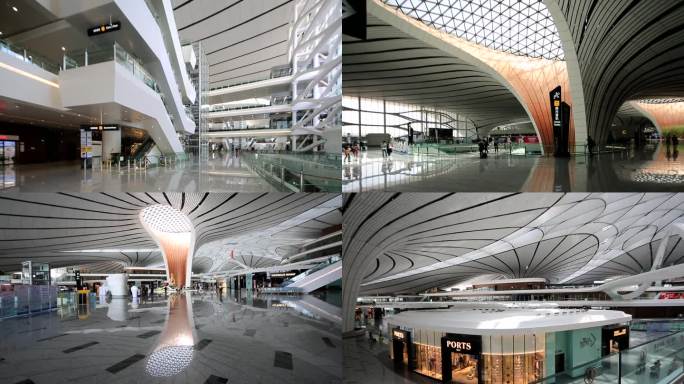 大兴机场内景实拍