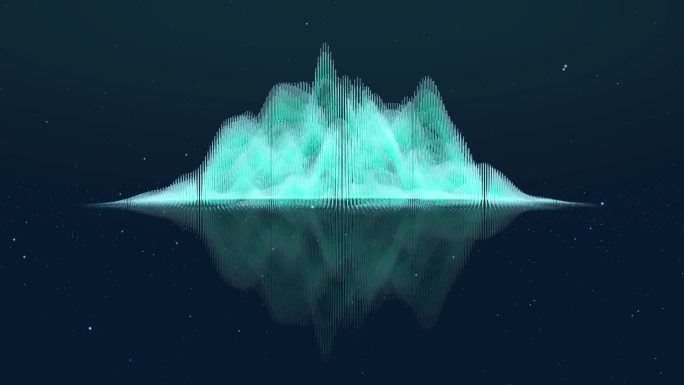 粒子模拟山脉形体