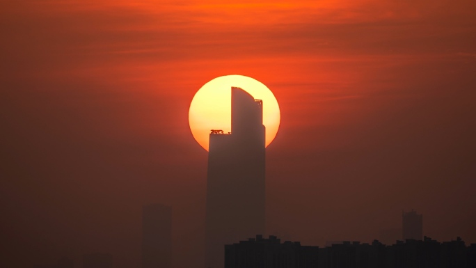 【4K】大湾区超长焦太阳月亮延时合集