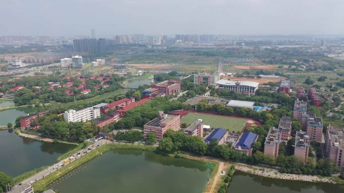 航拍湖南生物机电职业技术学院