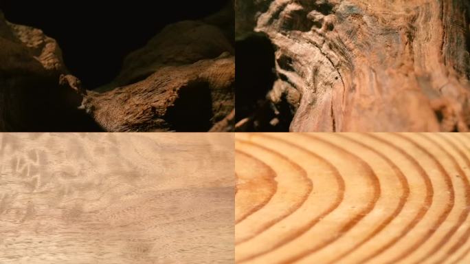 木头纹理扫光 年轮 多种木头质感木材