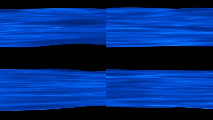 4K一块飘舞的蓝色布料无缝循环