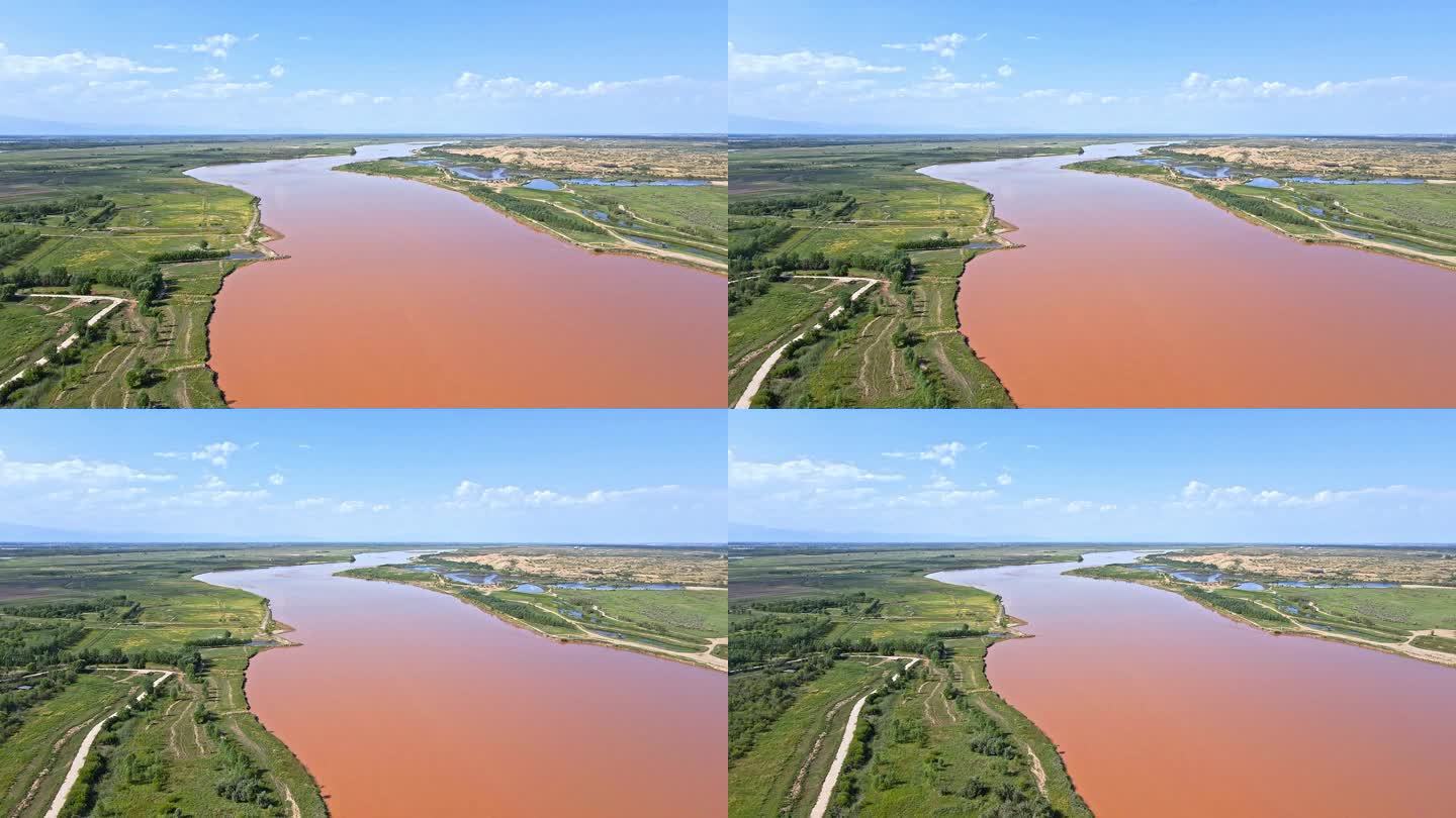 黄河河套流域-河滩河道生态治理