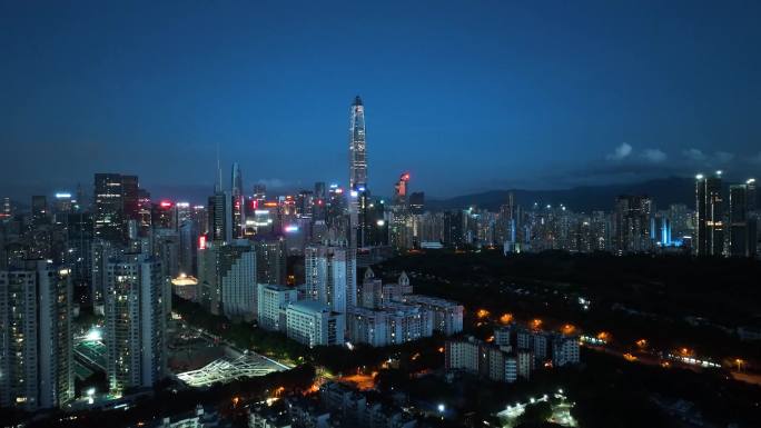 深圳 福田 高尔夫球场 别墅 公园 夜景