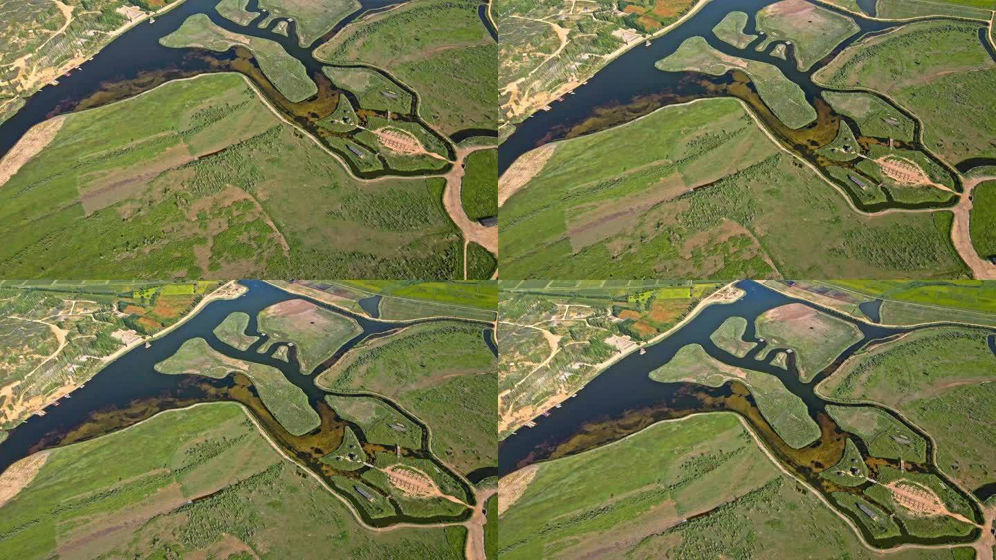 湿地湖泊芦苇荡生态环境