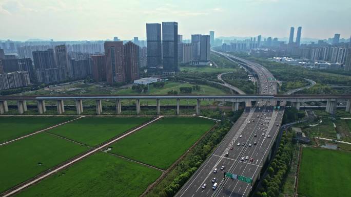 杭州萧山 高架高铁 机场高速