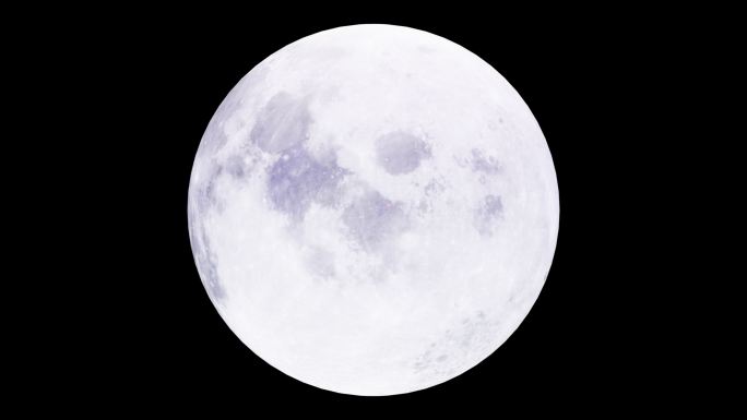 4K旋转月球无缝循环 【带通道】 15