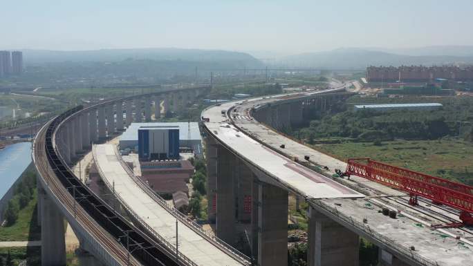 高速公路立交桥高架桥黄河大桥施工建设