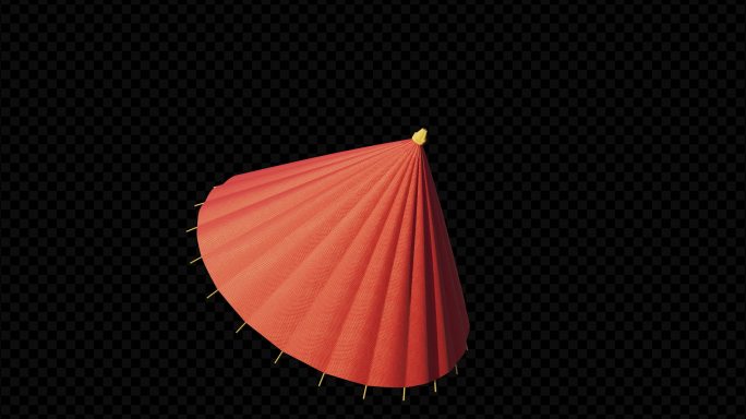 【4K】三款油纸伞开伞动画