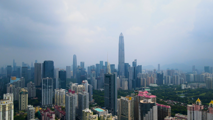 深圳疫情空城 深圳城市雾霾 空气污染