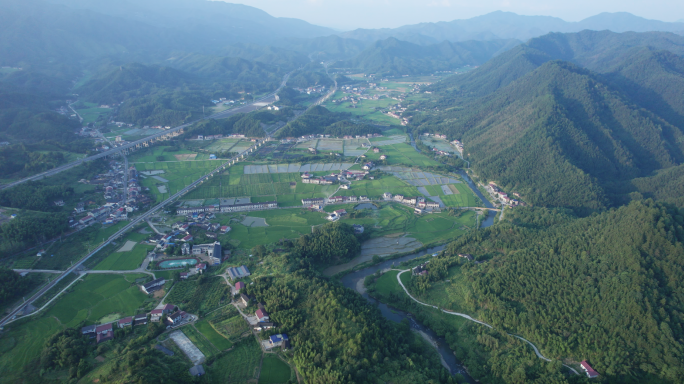 5.4K浏阳乡村航拍空镜