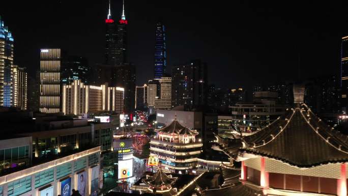 深圳罗湖东门夜景