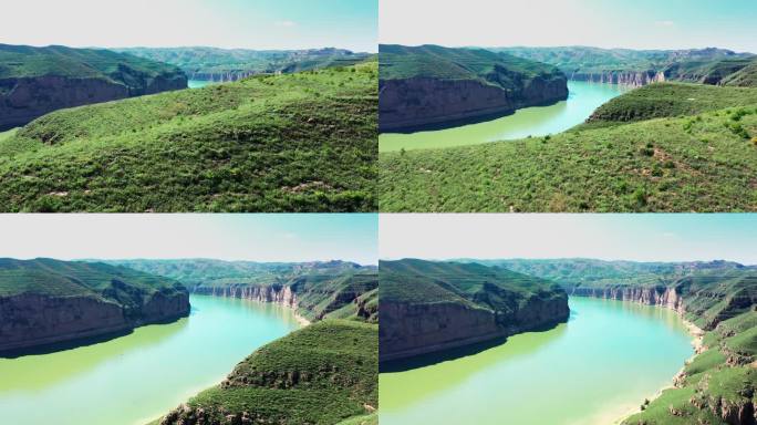 航拍包子塔黄河大峡谷6