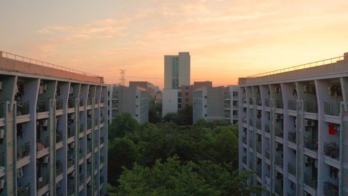 杭州下沙大学城校园宿舍航拍5