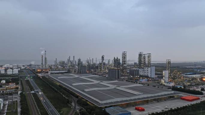 中国工业园区生产石化工厂