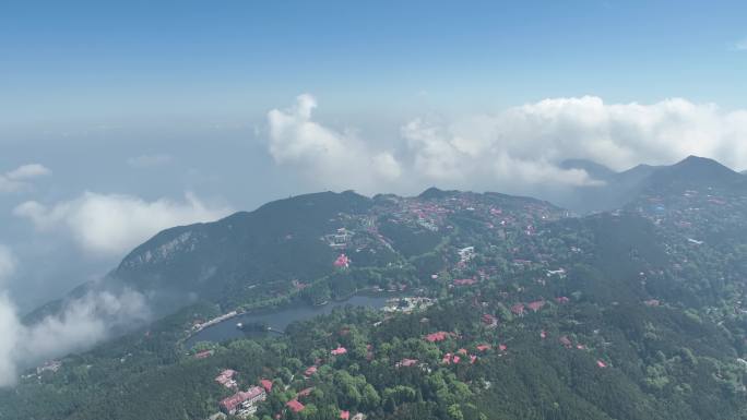 庐山航拍 4k 江西 九江 云海