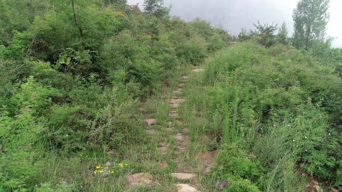 三门峡渑池阳壶古道茶马古道遗址航拍