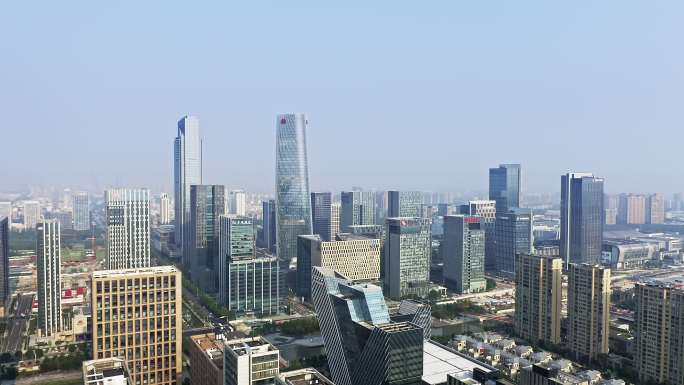 宁波市金融区宁波国际金融服务中心全景
