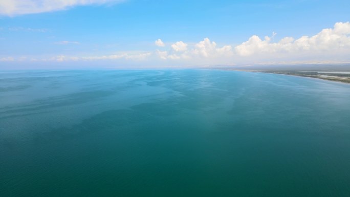 航拍青海湖 唯美风光