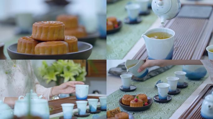 中秋月饼茶文化