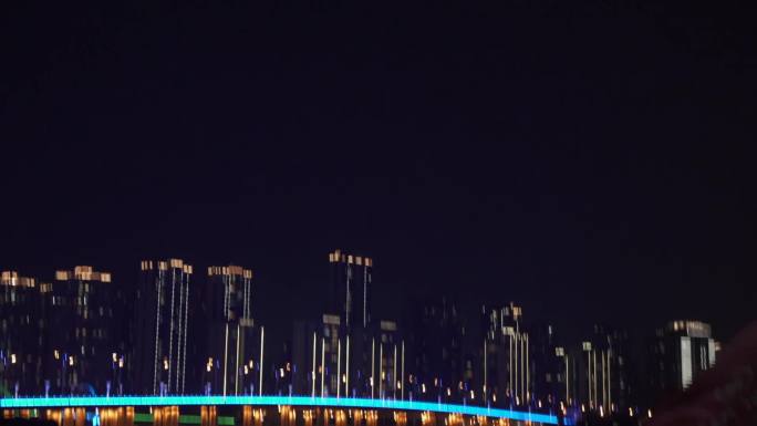 苏州金鸡湖游艇游湖空镜日景夜景