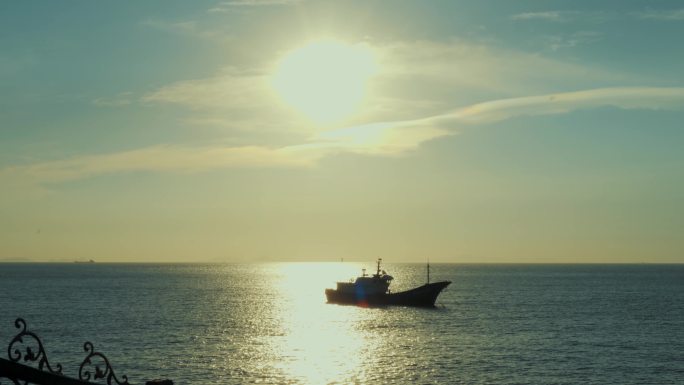 渔船鱼船渔业海岛海洋
