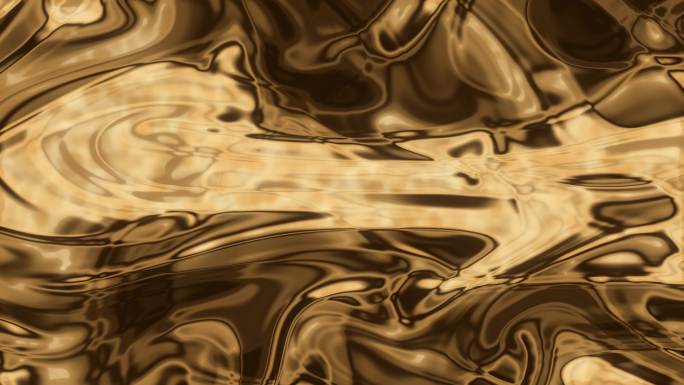 鎏金金色流动液体背景