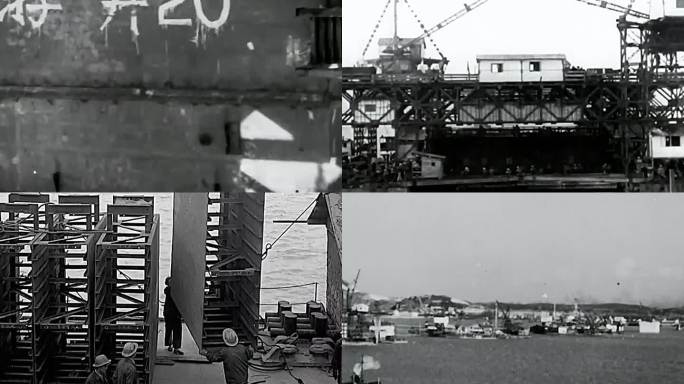 60年代南京长江大桥建设