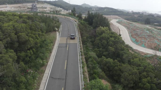 山路 乡村车 老车 灰度 4k 归乡